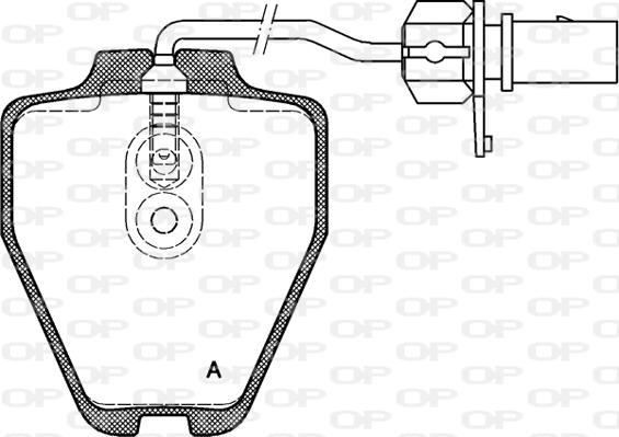 Open Parts BPA0752.02 - Kit de plaquettes de frein, frein à disque cwaw.fr