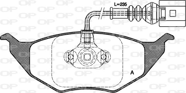 Lemförder 26543 - Kit de plaquettes de frein, frein à disque cwaw.fr