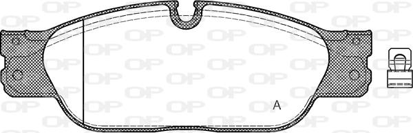 Open Parts BPA0731.20 - Kit de plaquettes de frein, frein à disque cwaw.fr