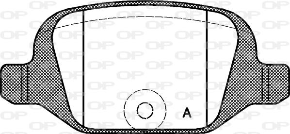 Open Parts BPA0727.00 - Kit de plaquettes de frein, frein à disque cwaw.fr