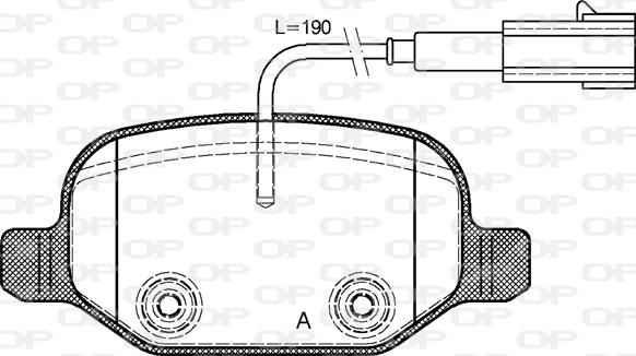 Open Parts BPA0727.02 - Kit de plaquettes de frein, frein à disque cwaw.fr