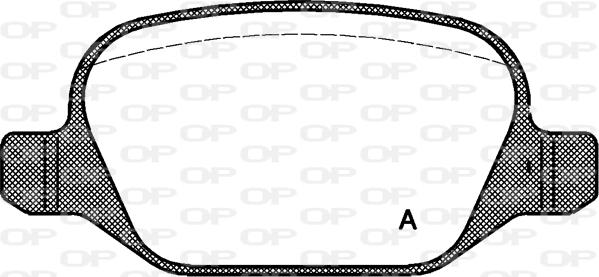 Open Parts BPA0727.10 - Kit de plaquettes de frein, frein à disque cwaw.fr