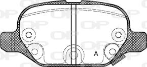 Open Parts BPA0727.32 - Kit de plaquettes de frein, frein à disque cwaw.fr