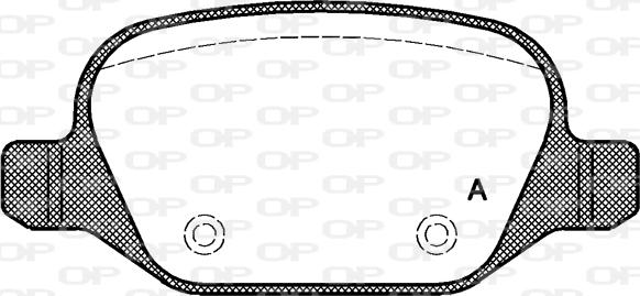 Open Parts BPA0727.20 - Kit de plaquettes de frein, frein à disque cwaw.fr