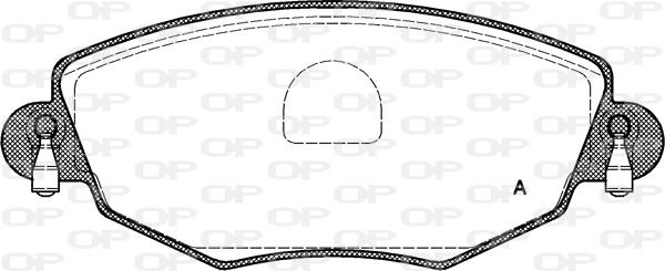 Open Parts BPA0776.00 - Kit de plaquettes de frein, frein à disque cwaw.fr