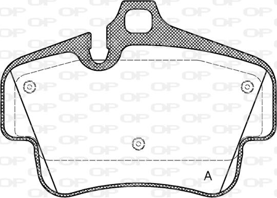 Open Parts BPA0773.30 - Kit de plaquettes de frein, frein à disque cwaw.fr