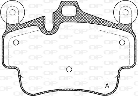 Open Parts BPA0773.20 - Kit de plaquettes de frein, frein à disque cwaw.fr