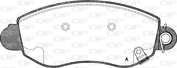 Open Parts BPA0772.02 - Kit de plaquettes de frein, frein à disque cwaw.fr