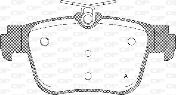 Open Parts BPA1945.00 - Kit de plaquettes de frein, frein à disque cwaw.fr