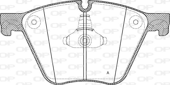 Open Parts BPA1419.00 - Kit de plaquettes de frein, frein à disque cwaw.fr