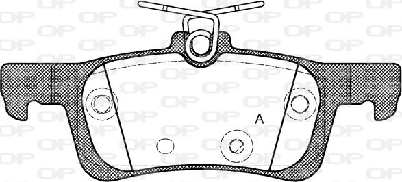 Open Parts BPA1563.00 - Kit de plaquettes de frein, frein à disque cwaw.fr