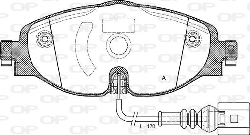 Valeo 604080 - Kit de plaquettes de frein, frein à disque cwaw.fr