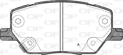 Open Parts BPA1640.02 - Kit de plaquettes de frein, frein à disque cwaw.fr