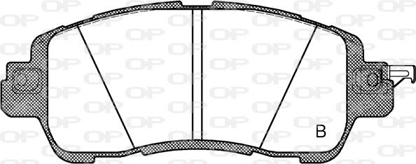 Open Parts BPA1656.04 - Kit de plaquettes de frein, frein à disque cwaw.fr