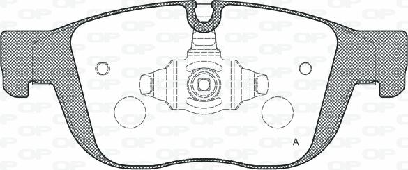 Open Parts BPA1689.00 - Kit de plaquettes de frein, frein à disque cwaw.fr