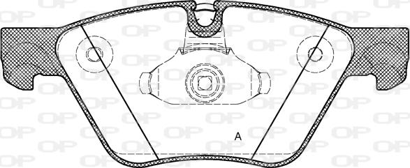 Open Parts BPA1052.30 - Kit de plaquettes de frein, frein à disque cwaw.fr