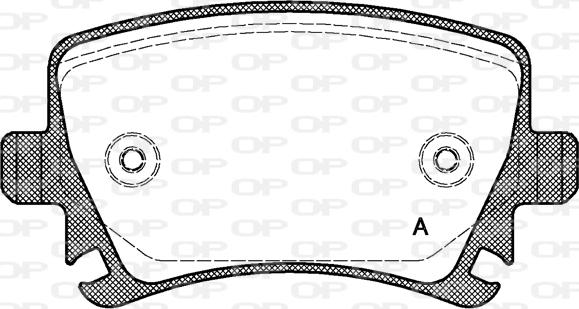 Open Parts BPA1031.00 - Kit de plaquettes de frein, frein à disque cwaw.fr