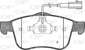 Open Parts BPA1183.02 - Kit de plaquettes de frein, frein à disque cwaw.fr