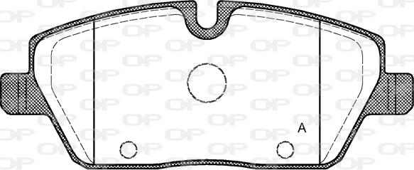 Open Parts BPA1131.00 - Kit de plaquettes de frein, frein à disque cwaw.fr