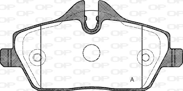 Open Parts BPA1131.10 - Kit de plaquettes de frein, frein à disque cwaw.fr