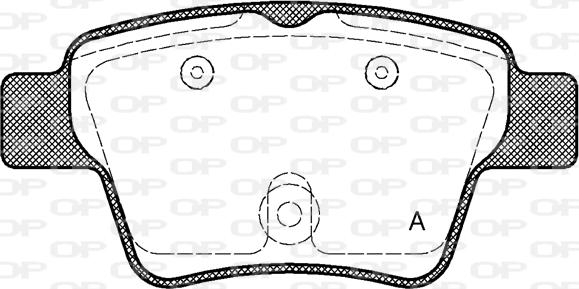 Open Parts BPA1138.00 - Kit de plaquettes de frein, frein à disque cwaw.fr