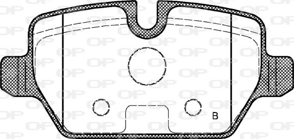 Open Parts BPA1132.00 - Kit de plaquettes de frein, frein à disque cwaw.fr