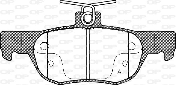 Open Parts BPA1869.02 - Kit de plaquettes de frein, frein à disque cwaw.fr