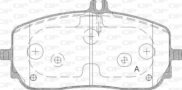 Open Parts BPA1826.00 - Kit de plaquettes de frein, frein à disque cwaw.fr