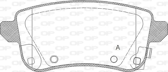 Open Parts BPA1387.02 - Kit de plaquettes de frein, frein à disque cwaw.fr