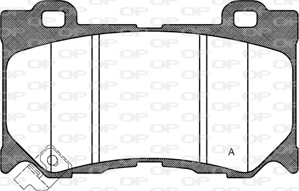 Open Parts BPA1372.01 - Kit de plaquettes de frein, frein à disque cwaw.fr