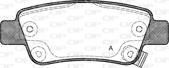 Open Parts BPA1290.02 - Kit de plaquettes de frein, frein à disque cwaw.fr