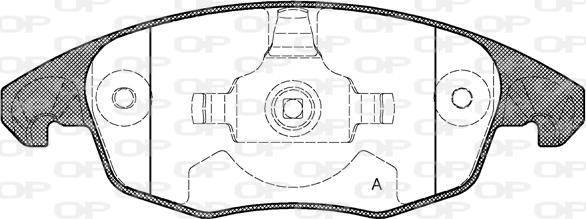 Open Parts BPA1248.00 - Kit de plaquettes de frein, frein à disque cwaw.fr