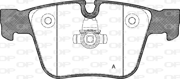 Open Parts BPA1216.00 - Kit de plaquettes de frein, frein à disque cwaw.fr