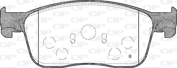 Open Parts BPA1719.00 - Kit de plaquettes de frein, frein à disque cwaw.fr