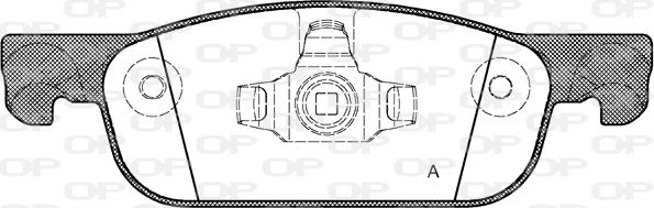 Open Parts BPA1718.00 - Kit de plaquettes de frein, frein à disque cwaw.fr