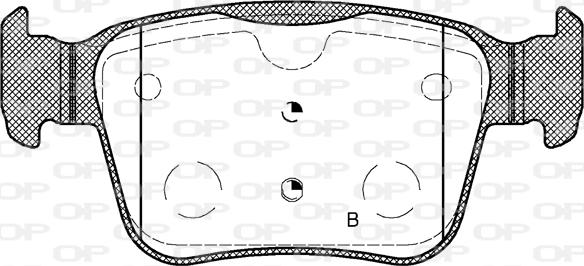 Open Parts BPA1722.02 - Kit de plaquettes de frein, frein à disque cwaw.fr