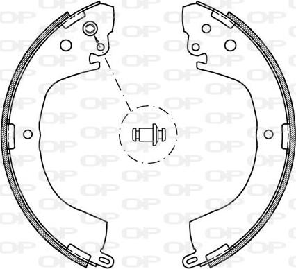 Open Parts BSA2057.00 - Jeu de mâchoires de frein cwaw.fr