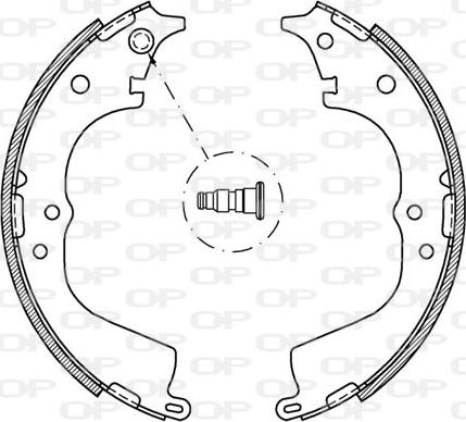 Open Parts BSA2063.00 - Jeu de mâchoires de frein cwaw.fr