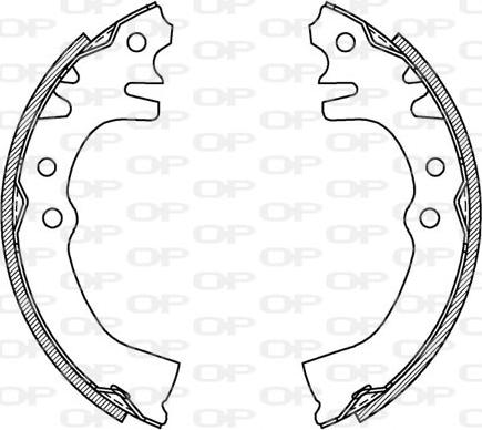 Open Parts BSA2081.00 - Jeu de mâchoires de frein cwaw.fr