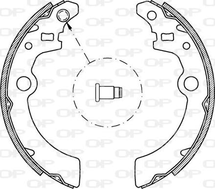 Open Parts BSA2073.00 - Jeu de mâchoires de frein cwaw.fr