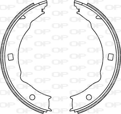 Open Parts BSA2199.00 - Jeu de mâchoires de frein cwaw.fr