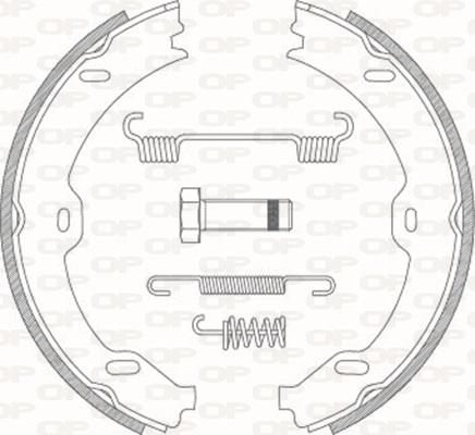 Open Parts BSA2190.00 - Jeu de mâchoires de frein cwaw.fr