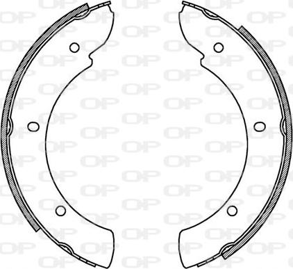 Open Parts BSA2193.00 - Jeu de mâchoires de frein cwaw.fr