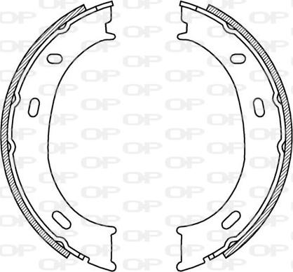 Open Parts BSA2192.00 - Jeu de mâchoires de frein cwaw.fr