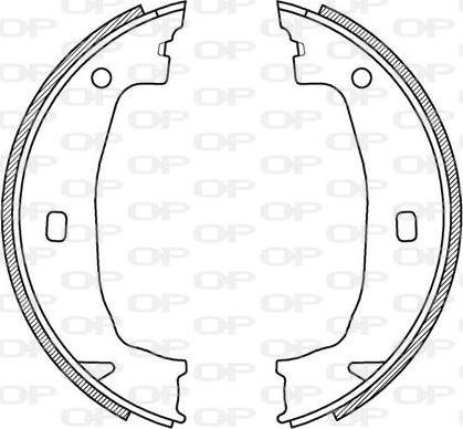 Open Parts BSA2197.00 - Jeu de mâchoires de frein cwaw.fr