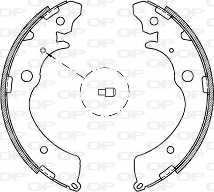 Open Parts BSA2143.00 - Jeu de mâchoires de frein cwaw.fr