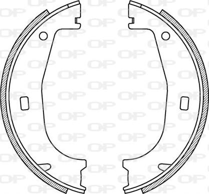 Open Parts BSA2155.00 - Jeu de mâchoires de frein cwaw.fr