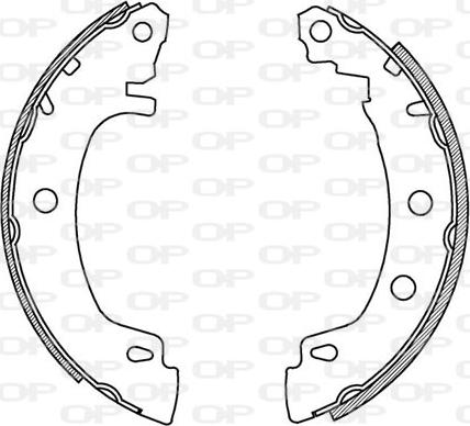 Open Parts BSA2157.00 - Jeu de mâchoires de frein cwaw.fr