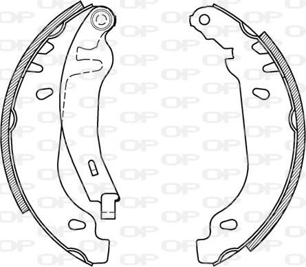 Open Parts BSA2165.00 - Jeu de mâchoires de frein cwaw.fr