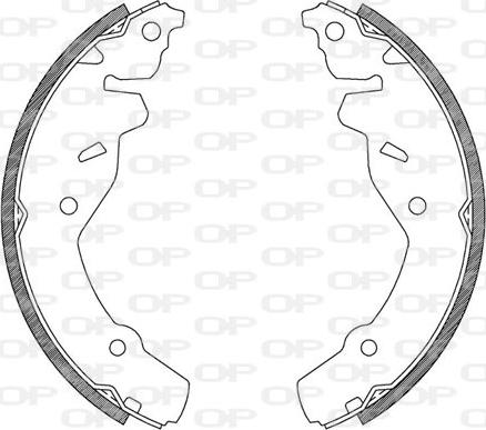 Open Parts BSA2106.00 - Jeu de mâchoires de frein cwaw.fr